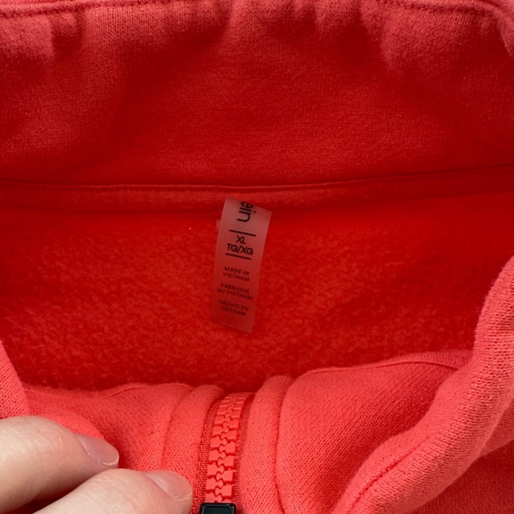 Calvin Klein Coral Quarter-Zip Sweater - Picture 3 of 4
